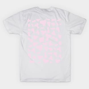 Pink Dairy Cow Print Pattern T-Shirt